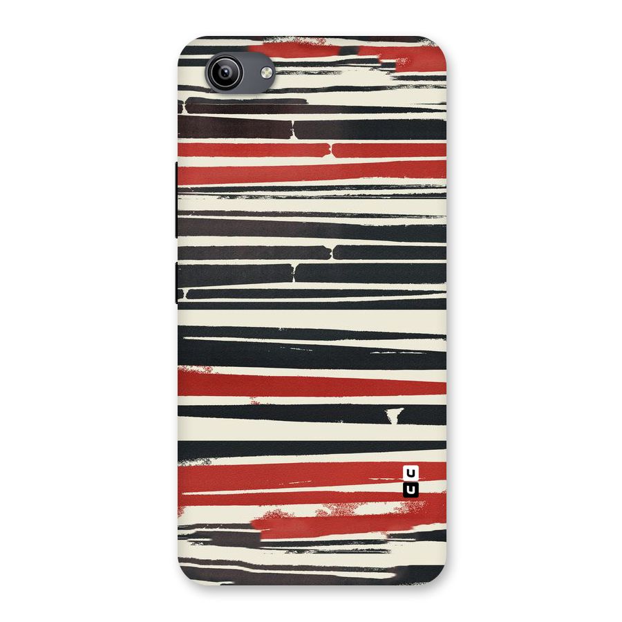Messy Vintage Stripes Back Case for Vivo Y81i