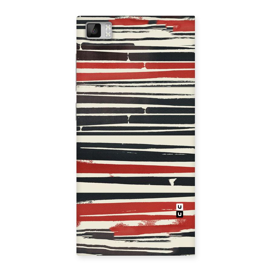 Messy Vintage Stripes Back Case for Xiaomi Mi3