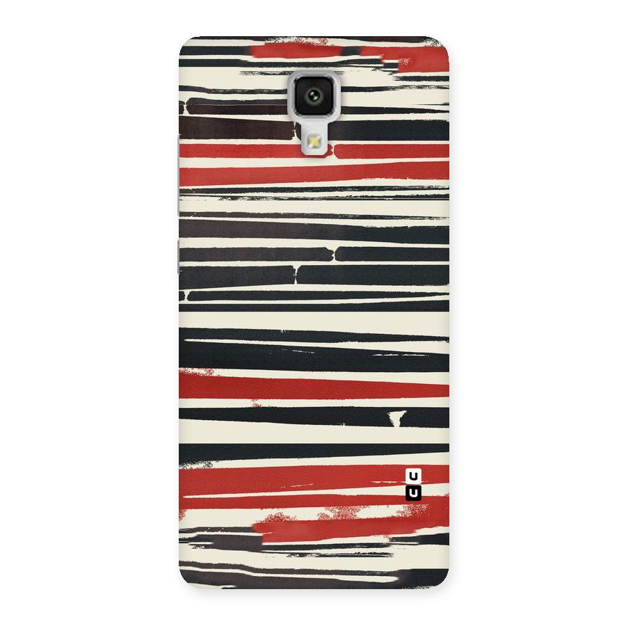 Messy Vintage Stripes Back Case for Xiaomi Mi 4