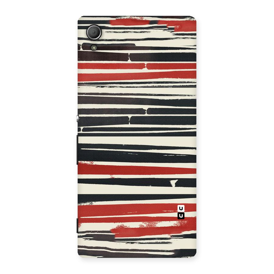 Messy Vintage Stripes Back Case for Xperia Z4