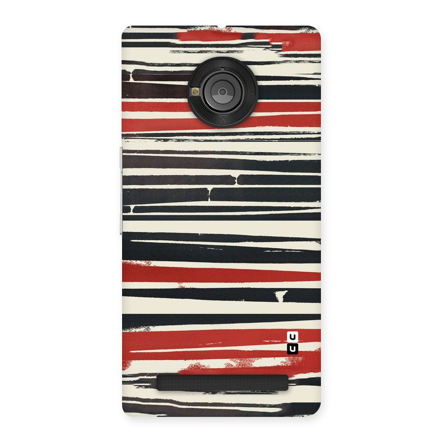 Messy Vintage Stripes Back Case for Yu Yuphoria