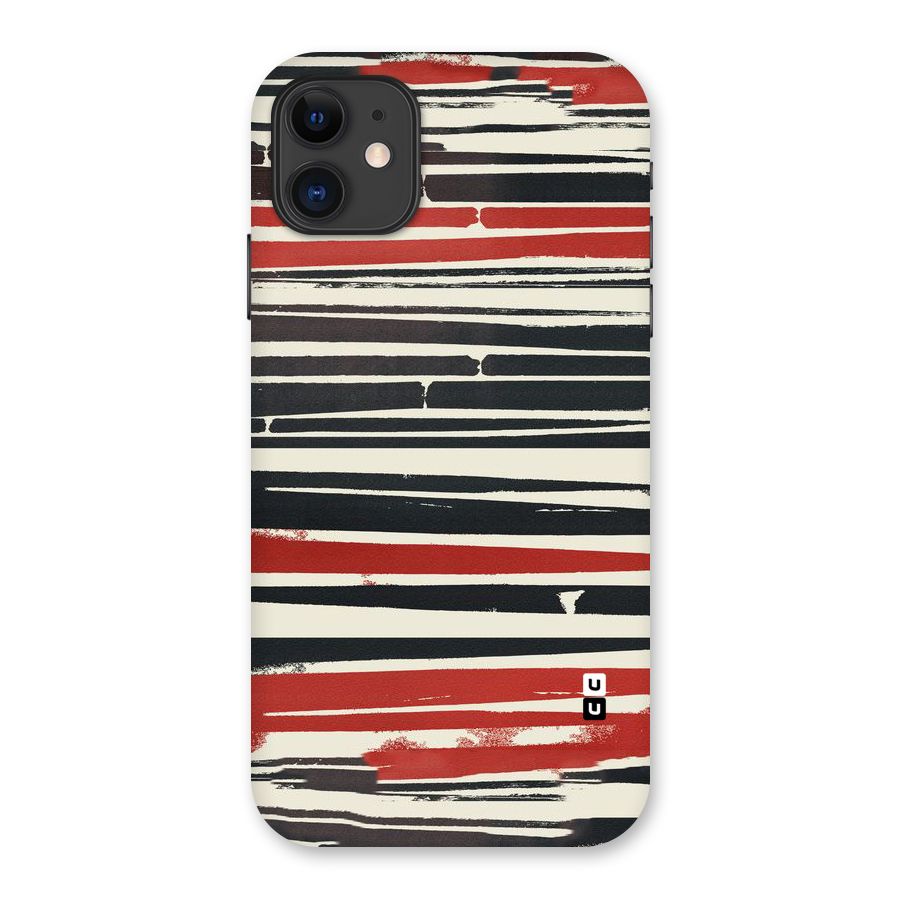 Messy Vintage Stripes Back Case for iPhone 11
