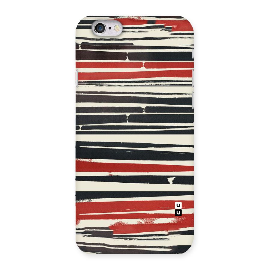 Messy Vintage Stripes Back Case for iPhone 6 6S
