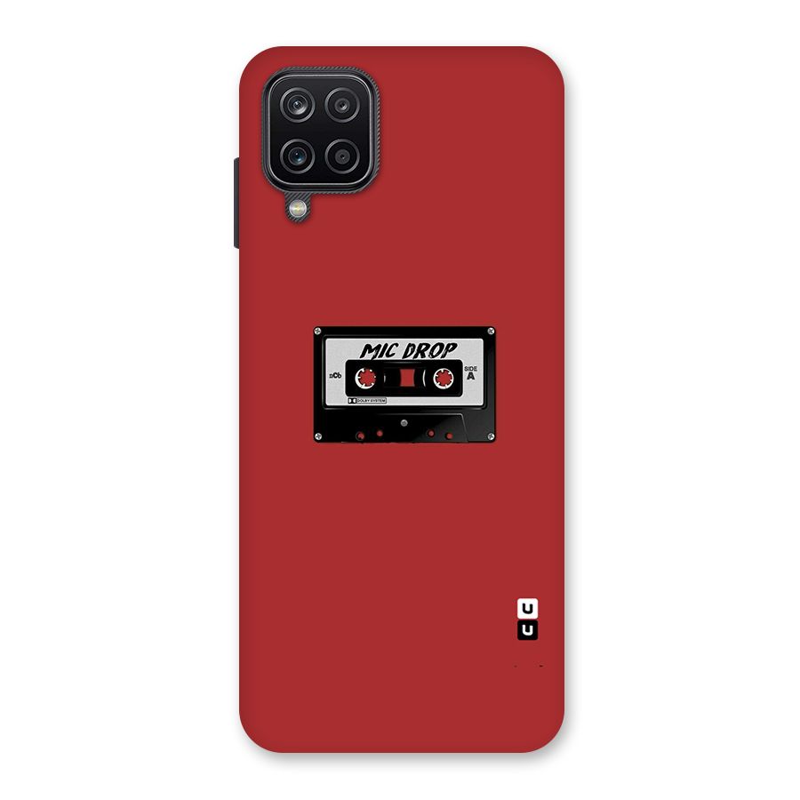 Mic Drop Cassette Minimalistic Back Case for Galaxy A12