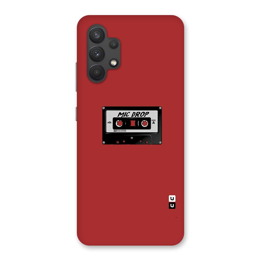 Mic Drop Cassette Minimalistic Back Case for Galaxy A32