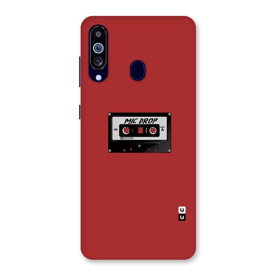 Mic Drop Cassette Minimalistic Back Case for Galaxy A60