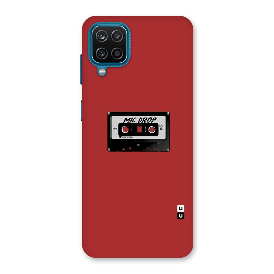 Mic Drop Cassette Minimalistic Back Case for Galaxy F12