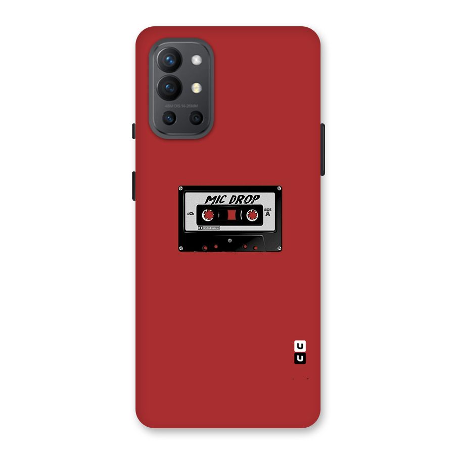 Mic Drop Cassette Minimalistic Back Case for OnePlus 9R