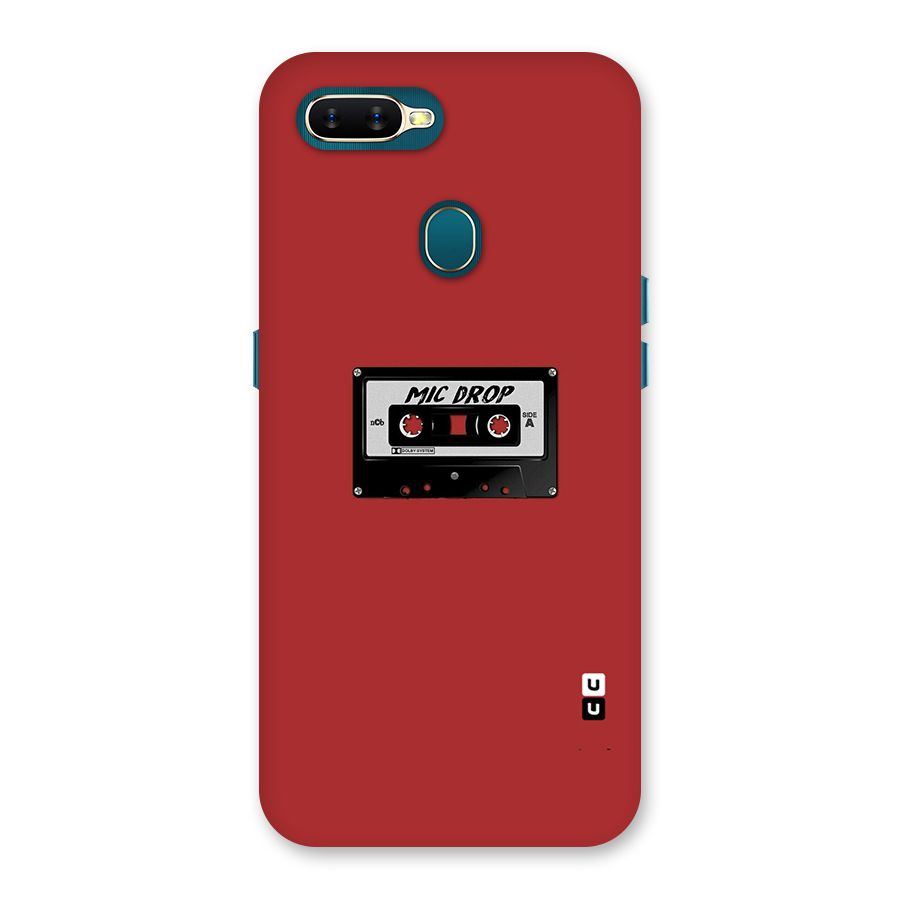Mic Drop Cassette Minimalistic Back Case for Oppo A11k