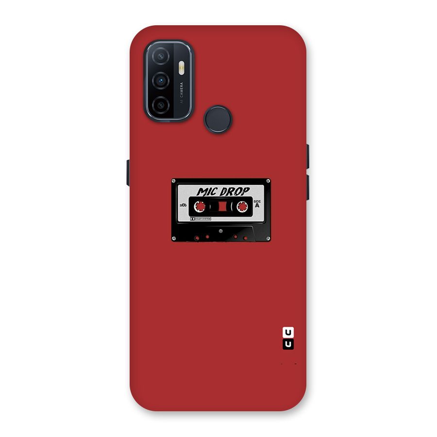 Mic Drop Cassette Minimalistic Back Case for Oppo A32
