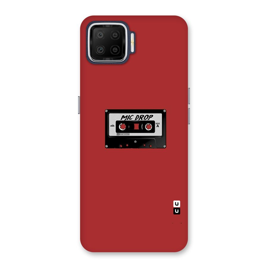 Mic Drop Cassette Minimalistic Back Case for Oppo F17