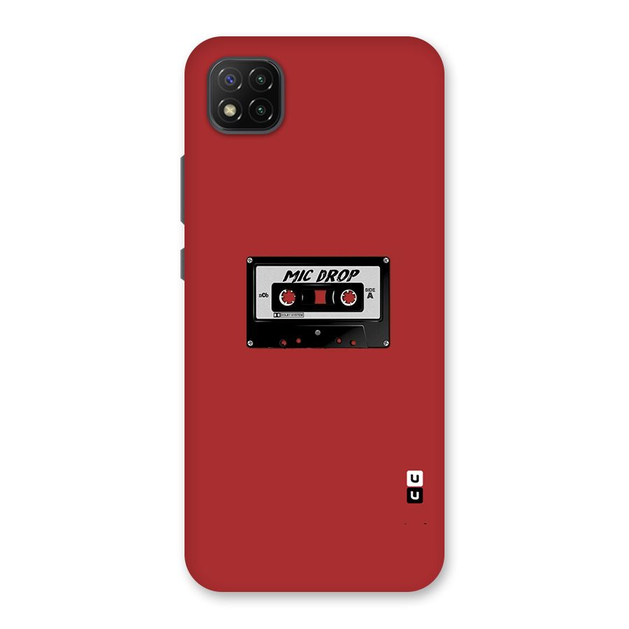 Mic Drop Cassette Minimalistic Back Case for Poco C3