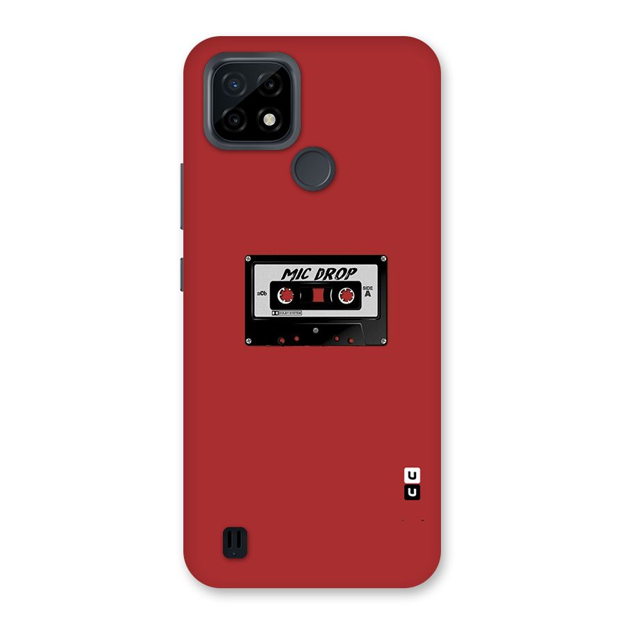 Mic Drop Cassette Minimalistic Back Case for Realme C21