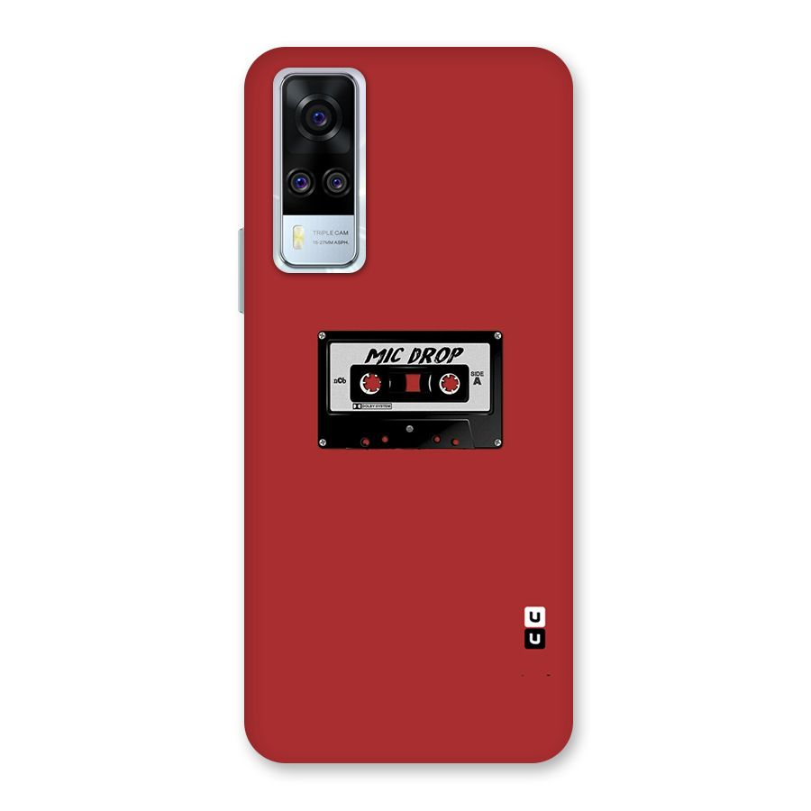 Mic Drop Cassette Minimalistic Back Case for Vivo Y31