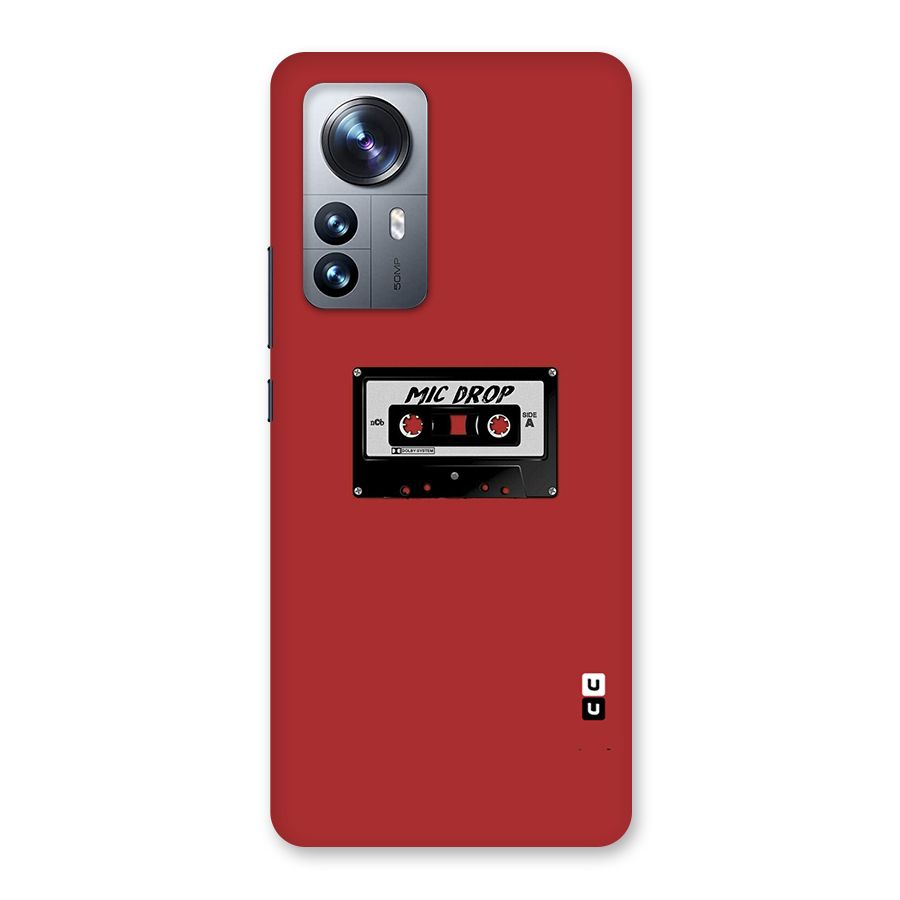 Mic Drop Cassette Minimalistic Back Case for Xiaomi 12 Pro