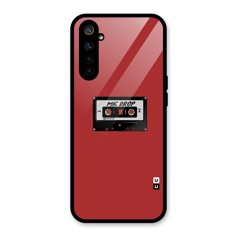 Mic Drop Cassette Minimalistic Glass Back Case for Realme 6