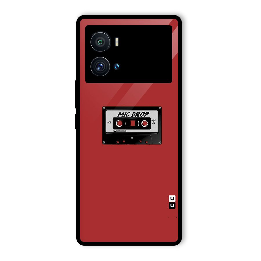 Mic Drop Cassette Minimalistic Glass Back Case for Vivo iQOO 9 Pro