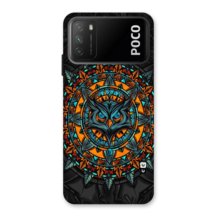 Mighty Owl Artwork Back Case for Poco M3