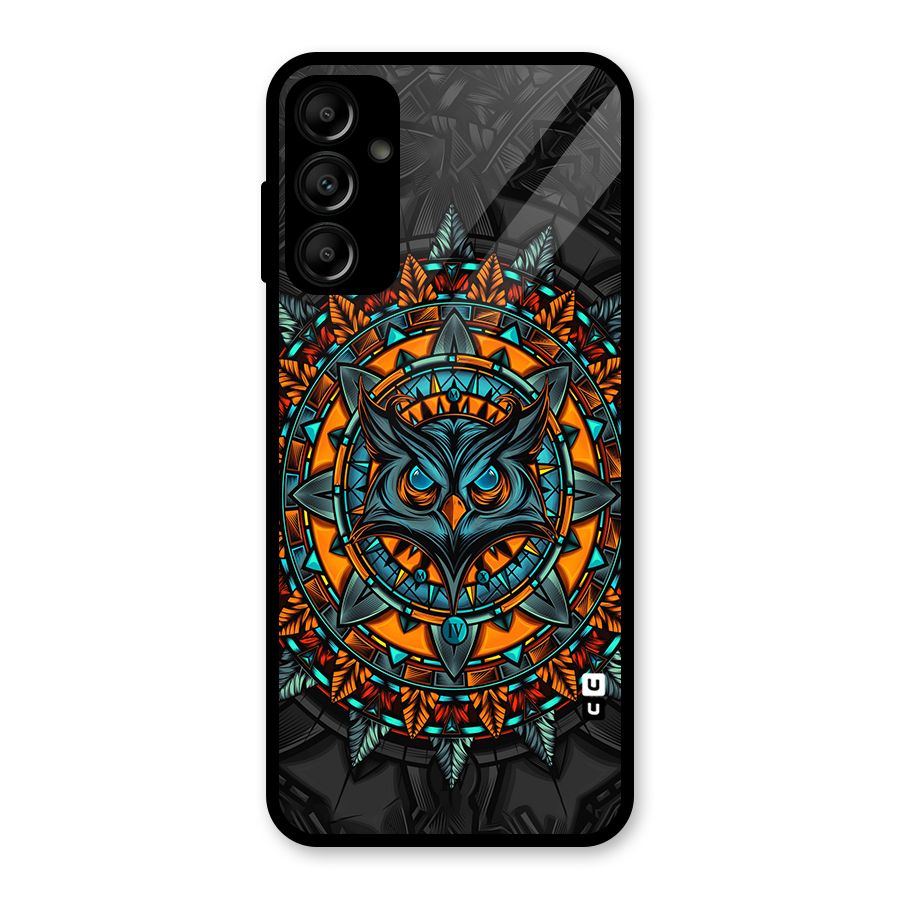 Mighty Owl Artwork Glass Back Case for Galaxy A14 5G