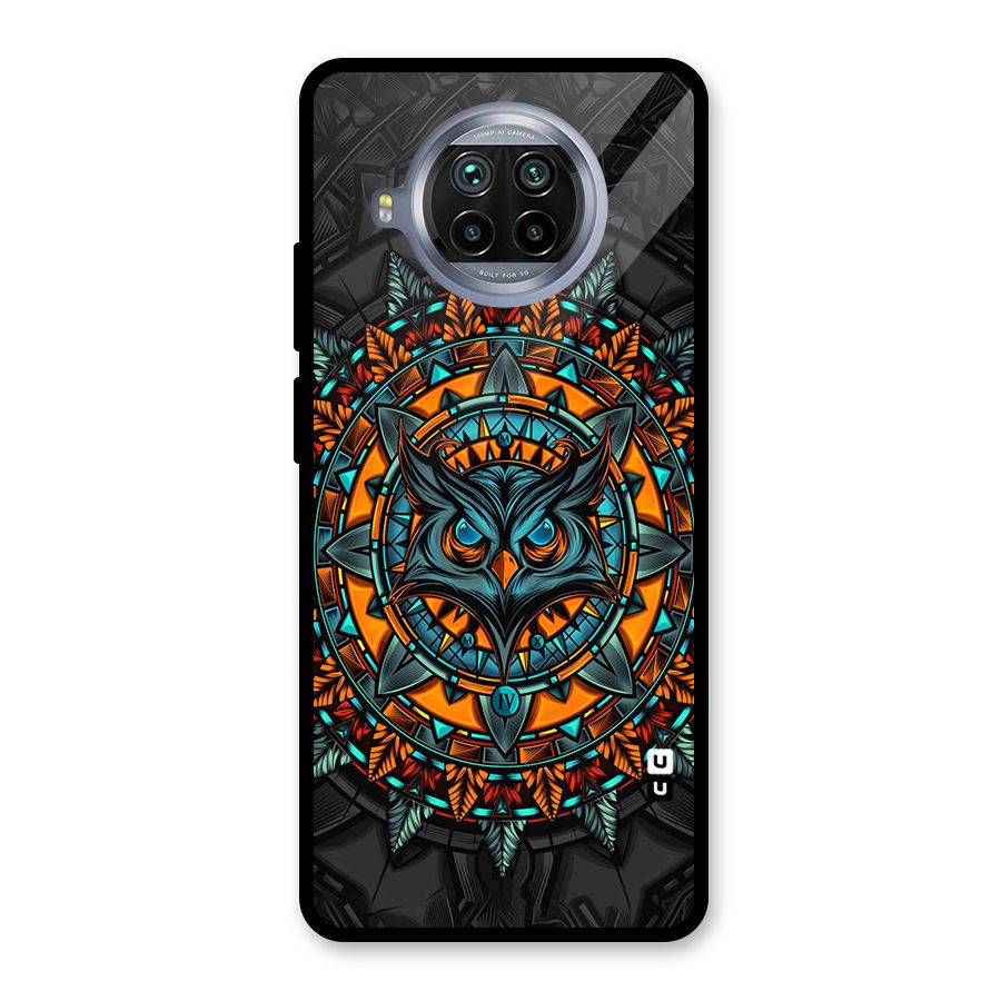 Mighty Owl Artwork Glass Back Case for Mi 10i