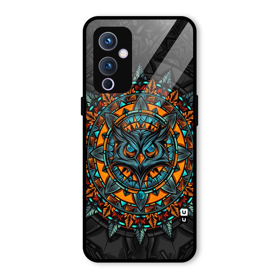 Mighty Owl Artwork Glass Back Case for OnePlus 9