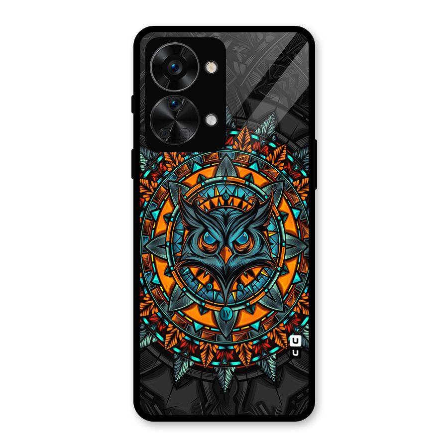 Mighty Owl Artwork Glass Back Case for OnePlus Nord 2T