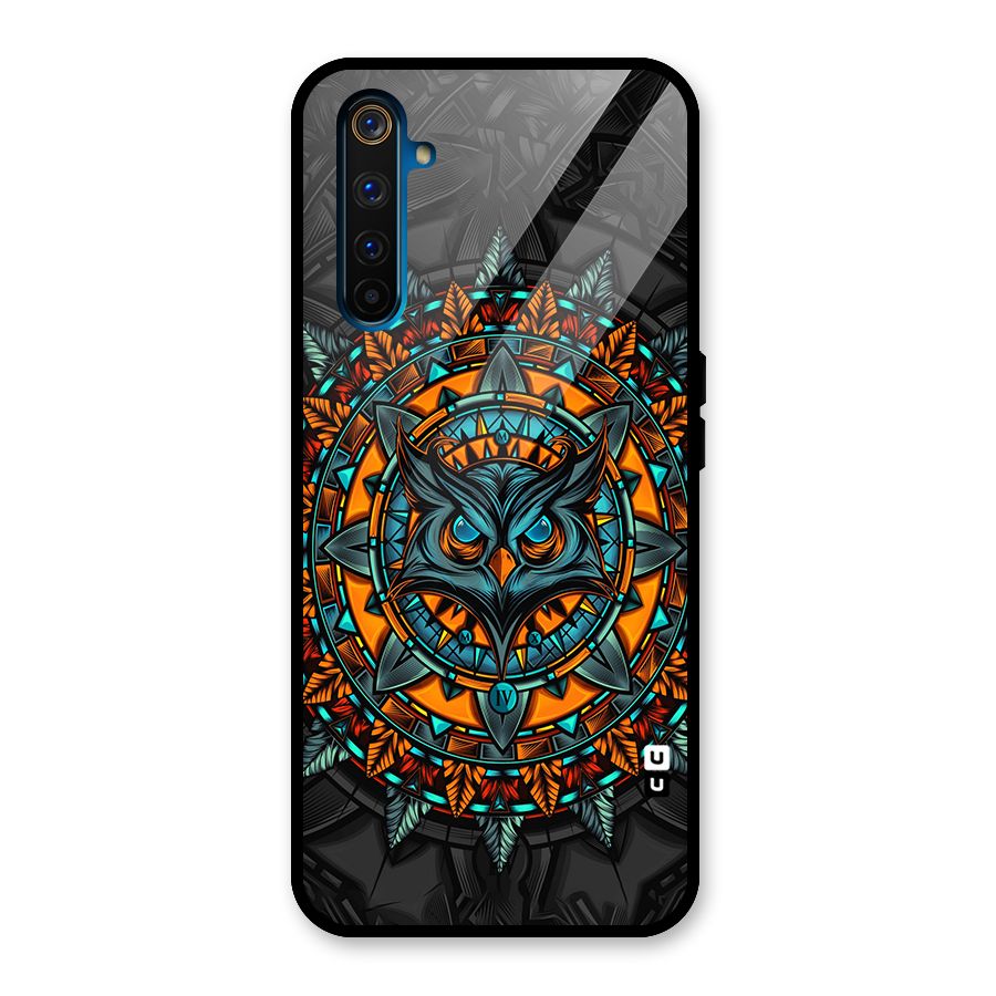 Mighty Owl Artwork Glass Back Case for Realme 6 Pro