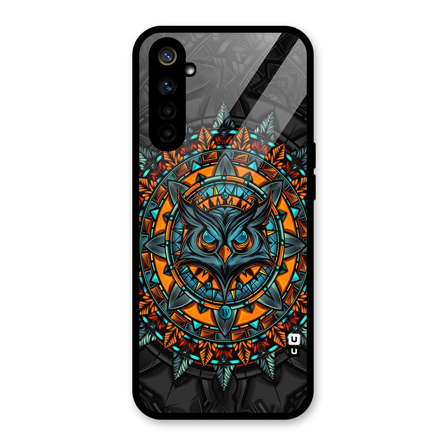 Mighty Owl Artwork Glass Back Case for Realme 6i