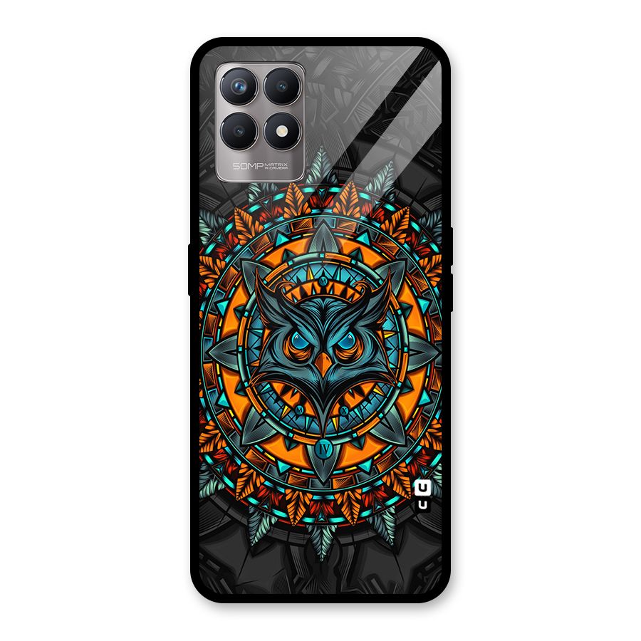 Mighty Owl Artwork Glass Back Case for Realme 8i