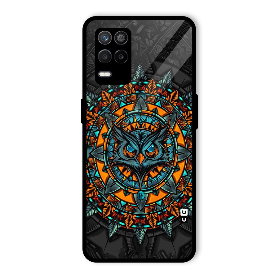 Mighty Owl Artwork Glass Back Case for Realme 9 5G