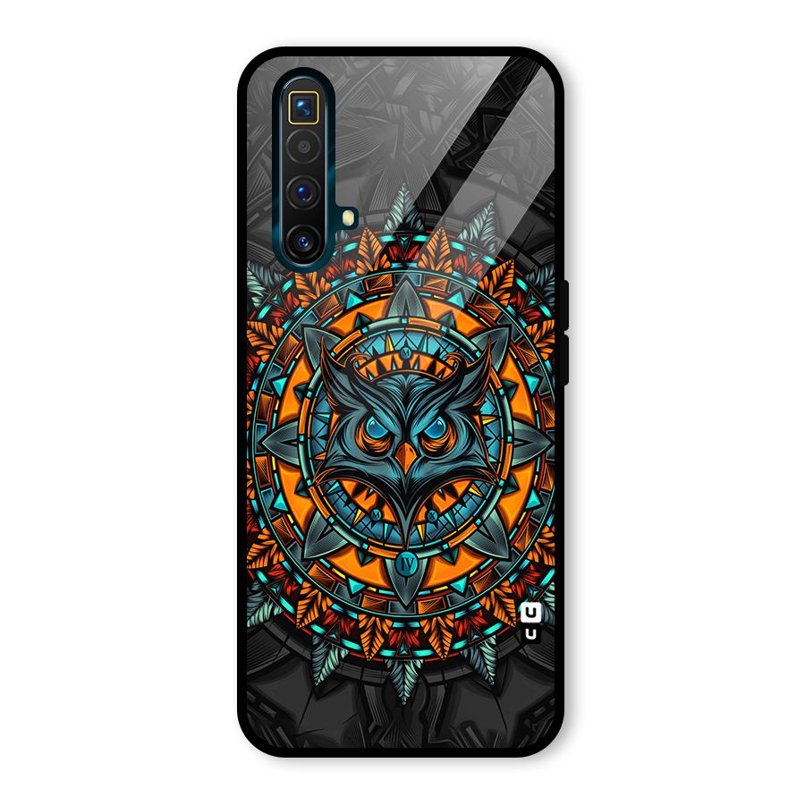 Mighty Owl Artwork Glass Back Case for Realme X3