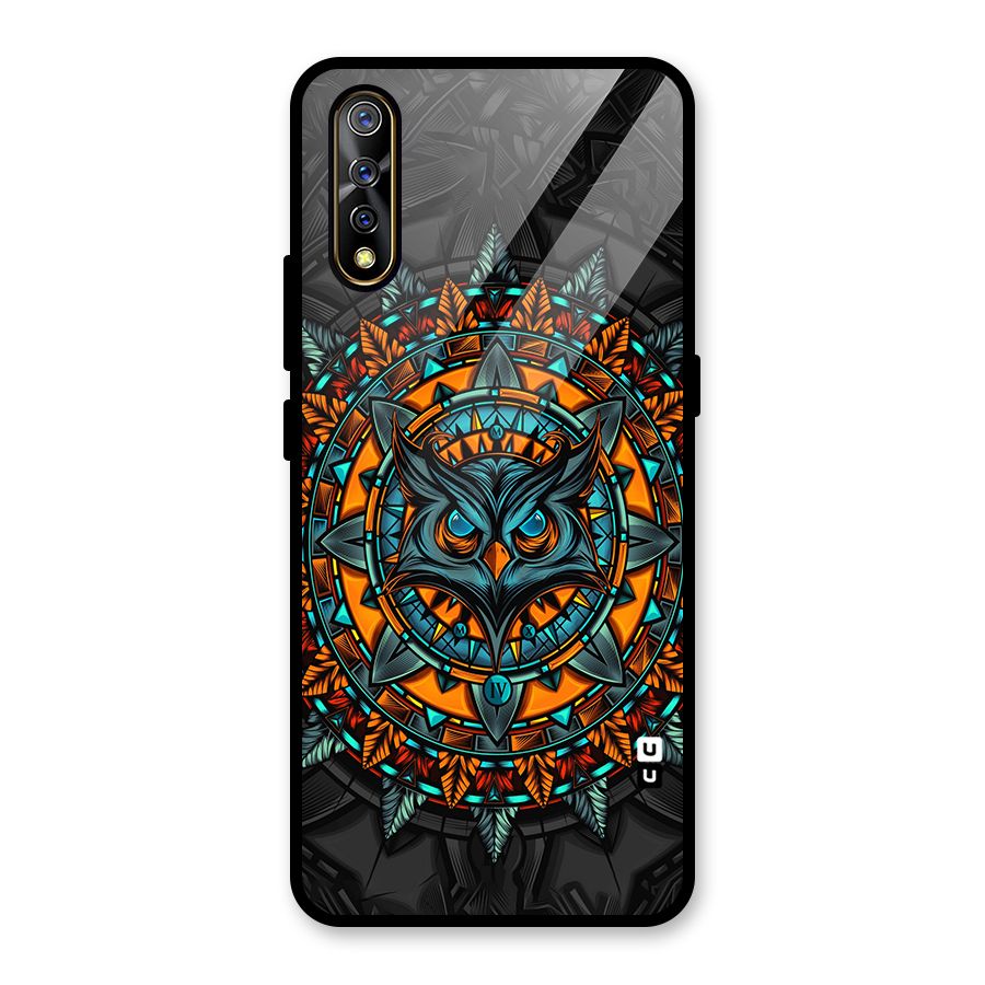Mighty Owl Artwork Glass Back Case for Vivo Z1x