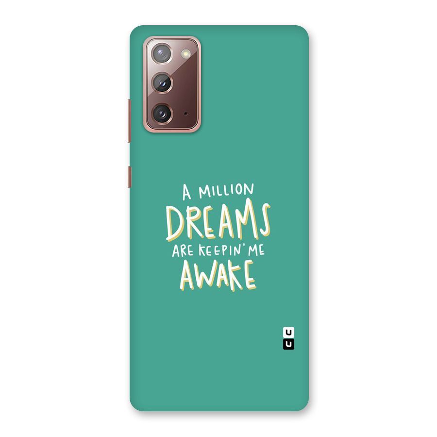 Million Dreams Back Case for Galaxy Note 20