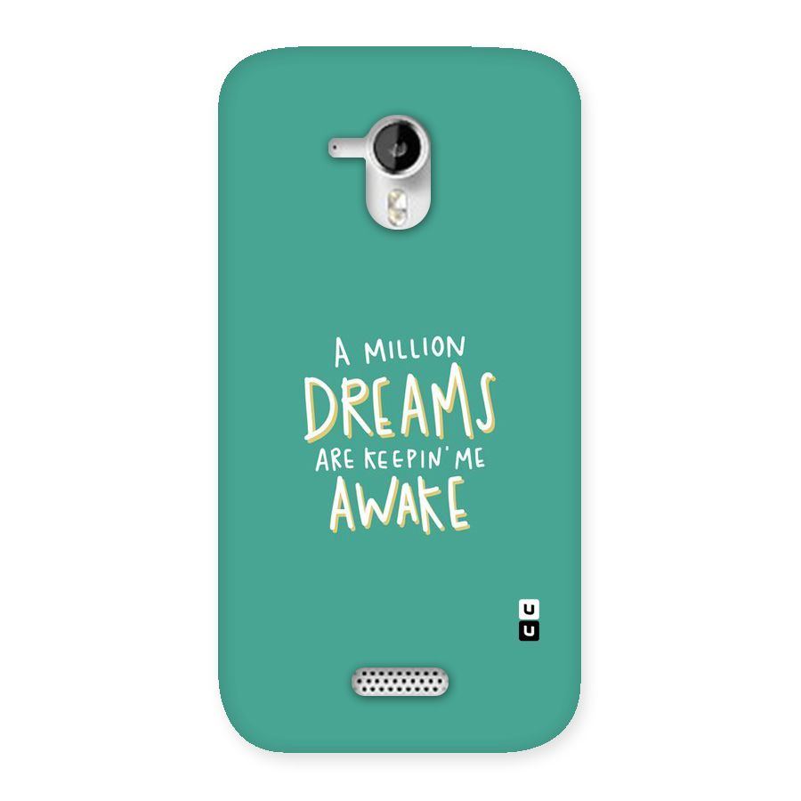 Million Dreams Back Case for Micromax Canvas HD A116