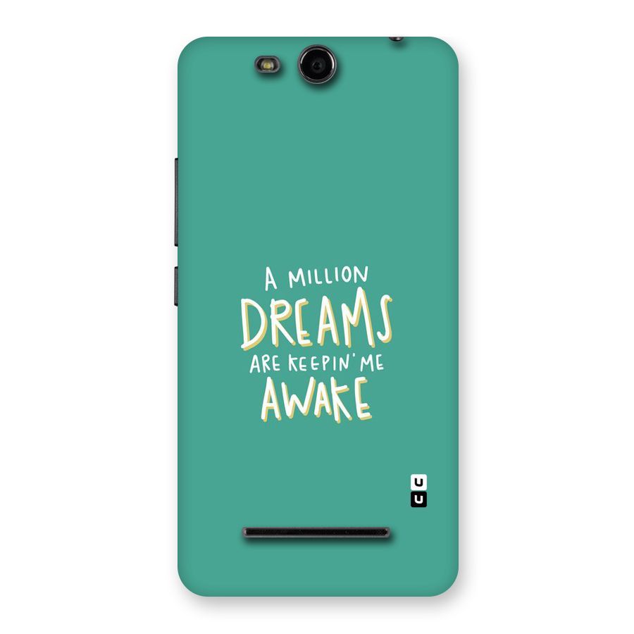 Million Dreams Back Case for Micromax Canvas Juice 3 Q392