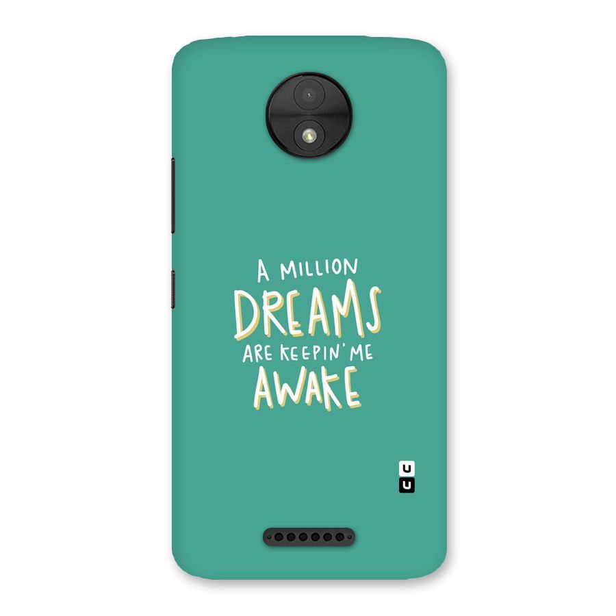 Million Dreams Back Case for Moto C