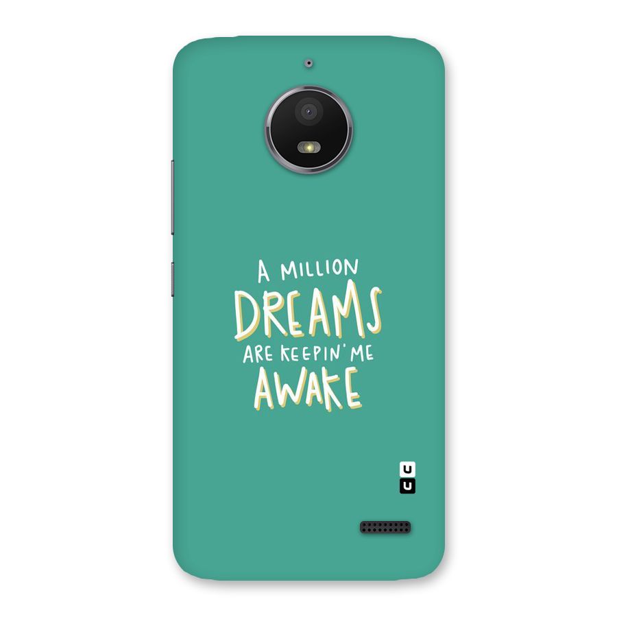 Million Dreams Back Case for Moto E4