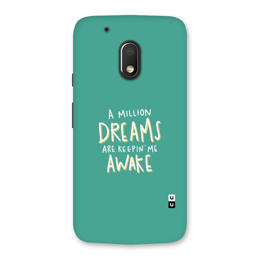 Million Dreams Back Case for Moto G4 Play