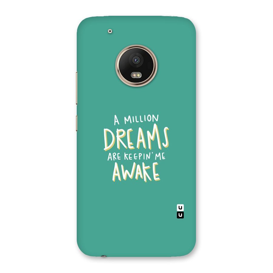 Million Dreams Back Case for Moto G5 Plus