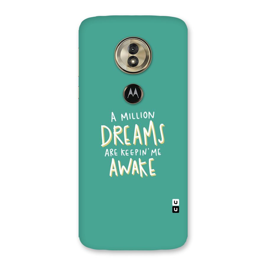 Million Dreams Back Case for Moto G6 Play