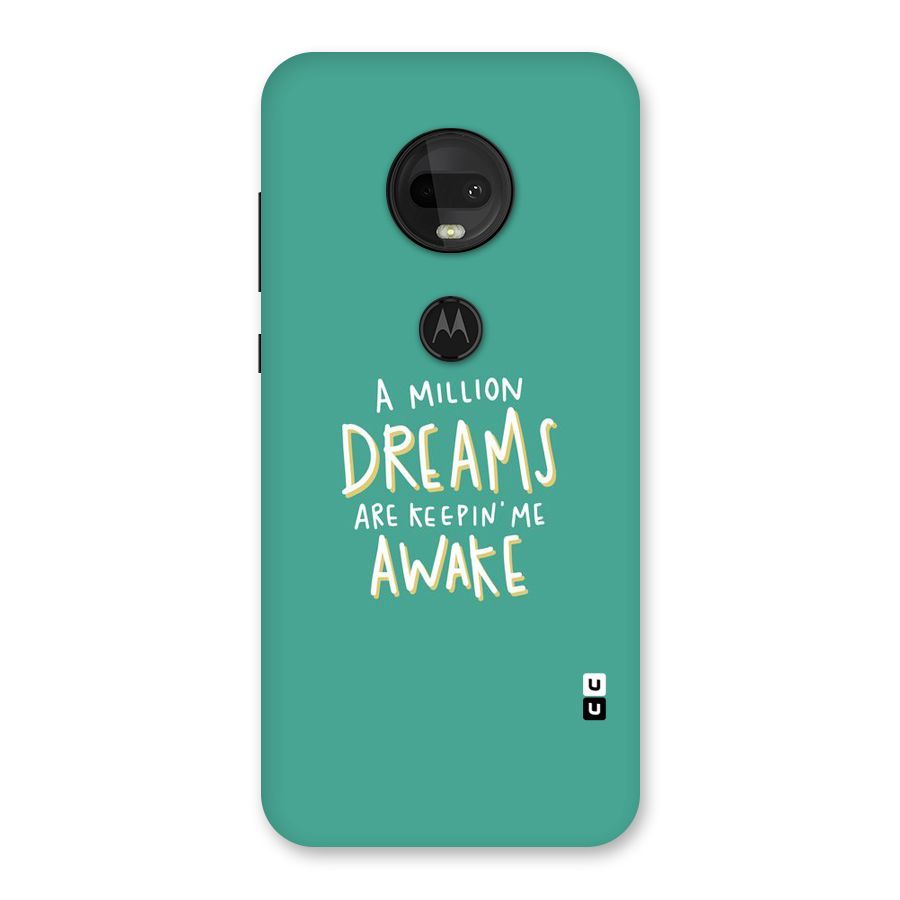 Million Dreams Back Case for Moto G7