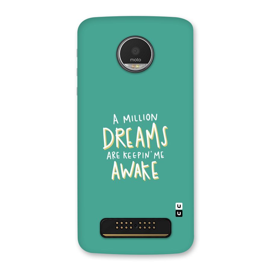 Million Dreams Back Case for Moto Z Play