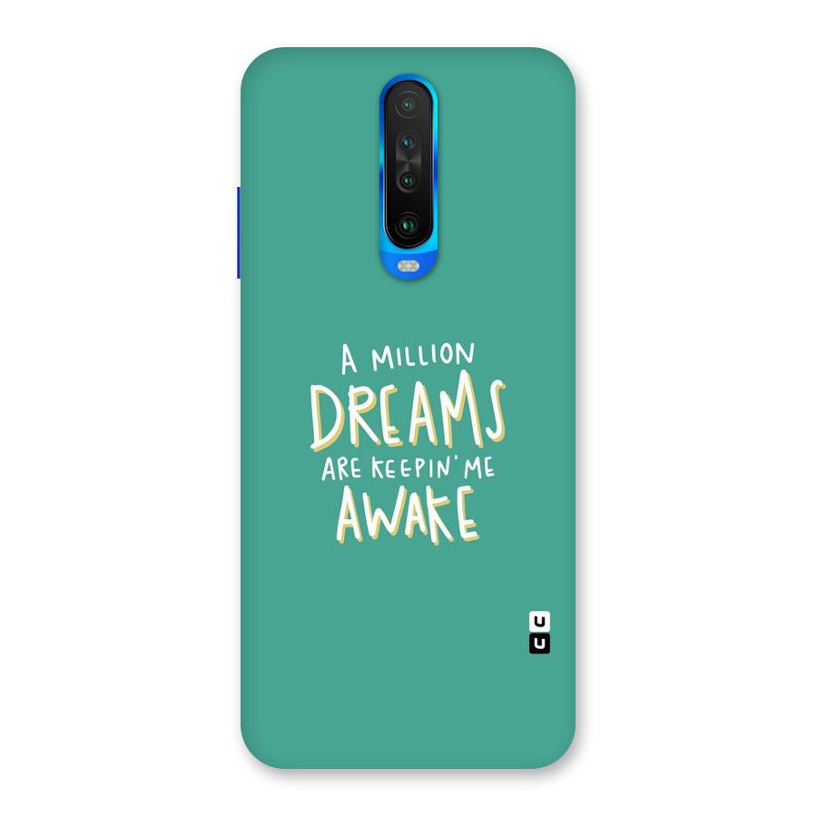 Million Dreams Back Case for Poco X2