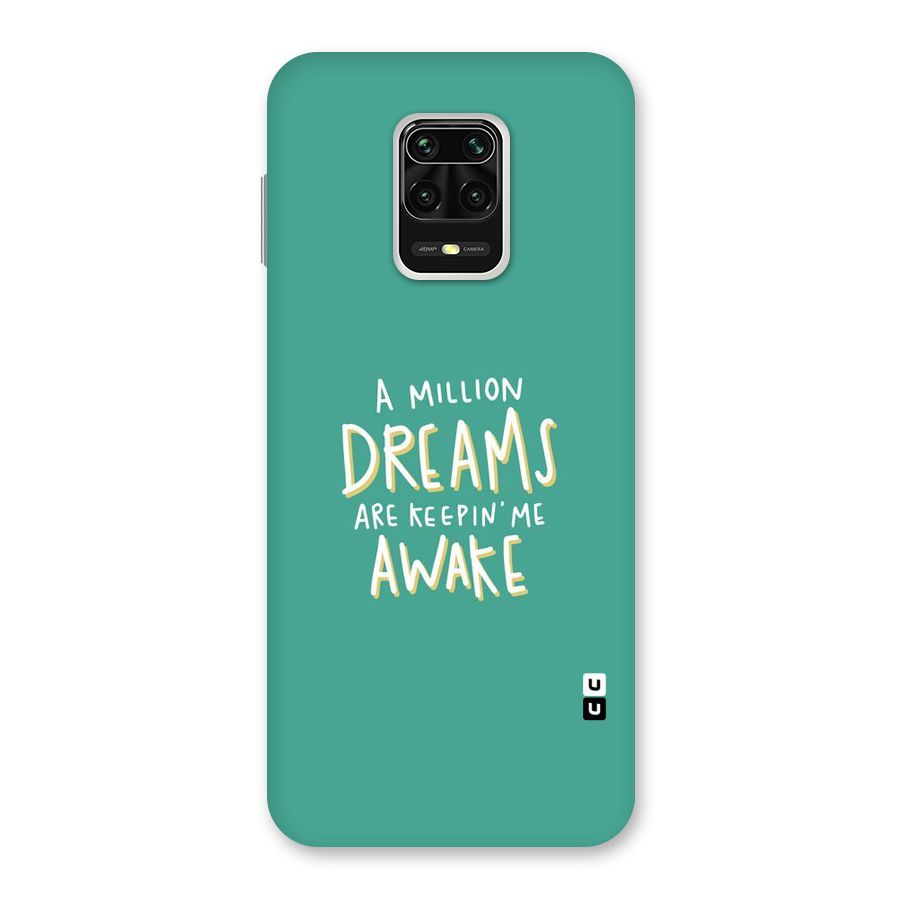 Million Dreams Back Case for Redmi Note 9 Pro Max