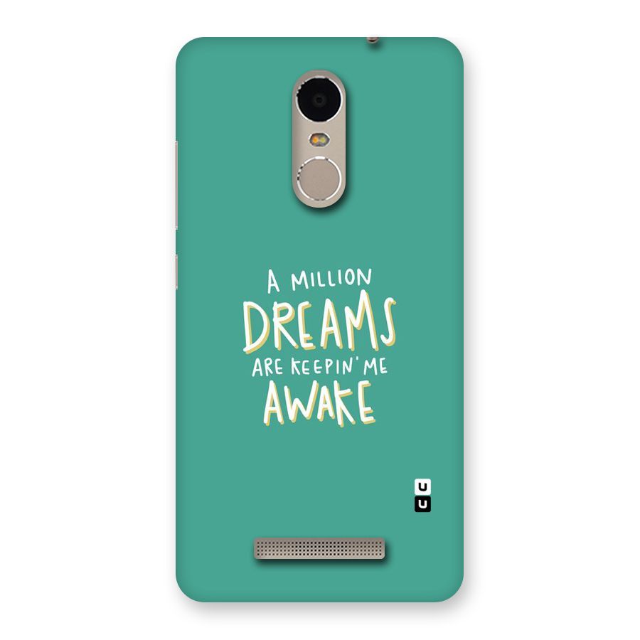 Million Dreams Back Case for Xiaomi Redmi Note 3
