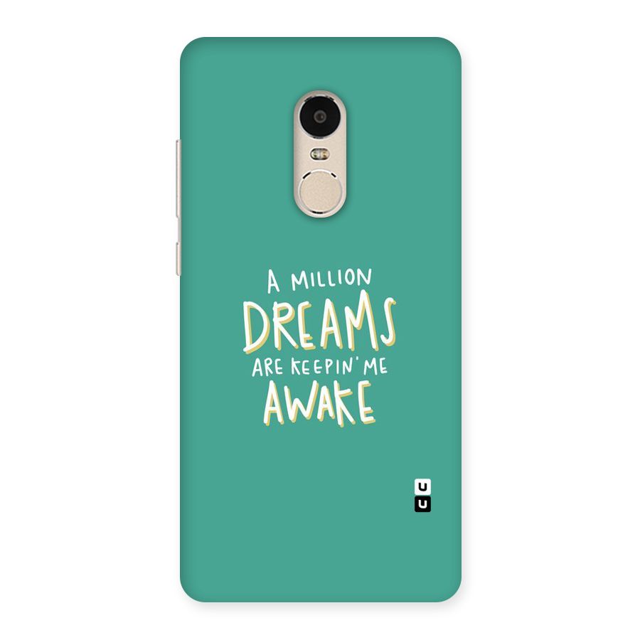 Million Dreams Back Case for Xiaomi Redmi Note 4