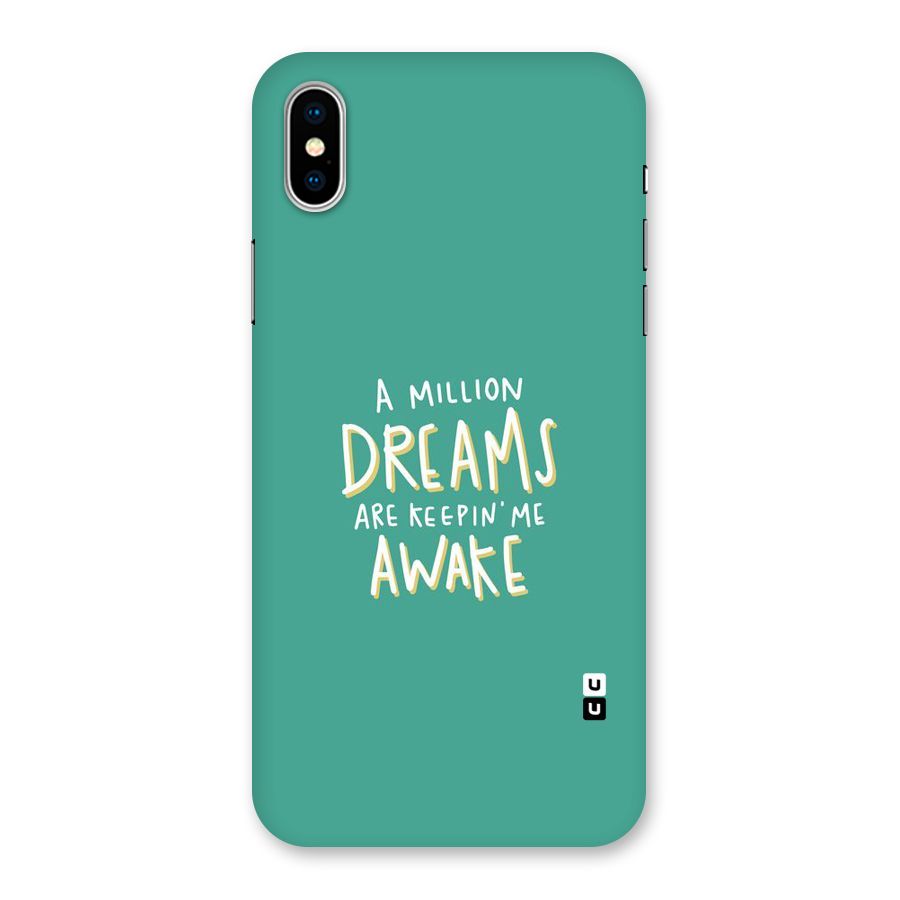 Million Dreams Back Case for iPhone X