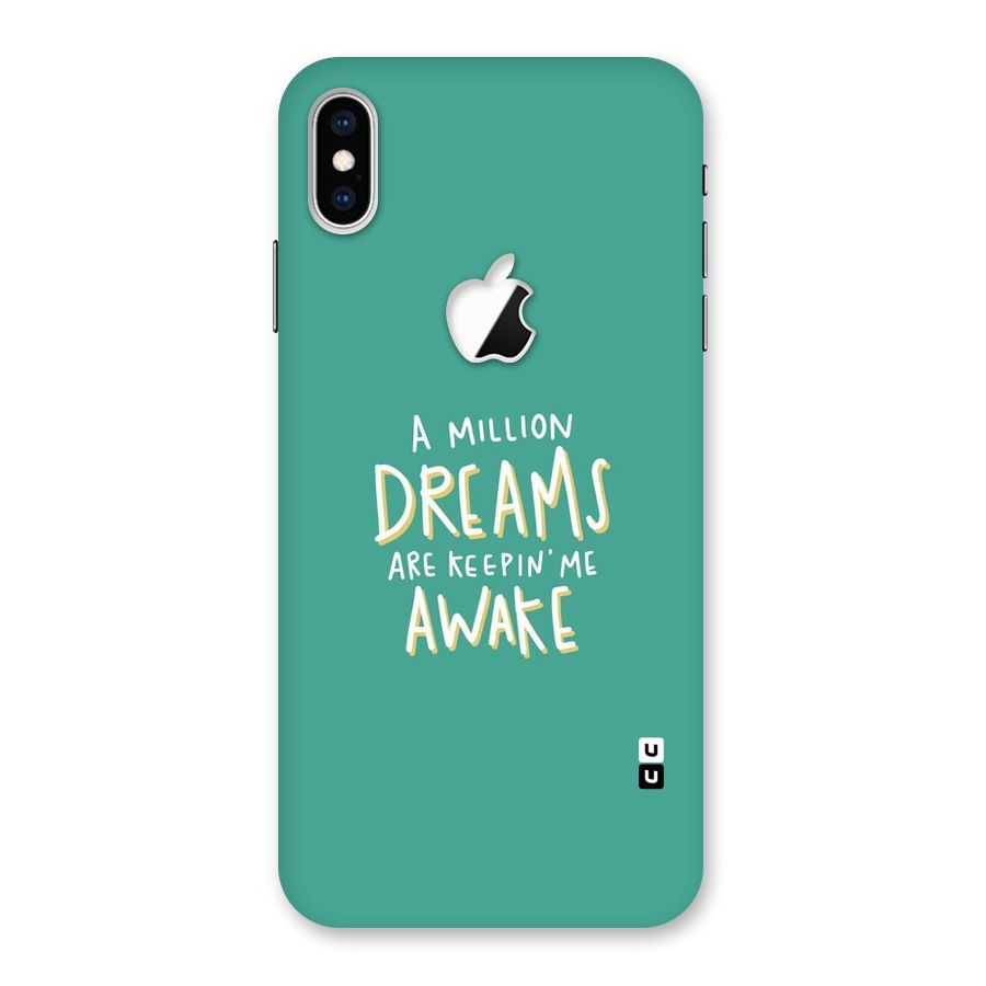 Million Dreams Back Case for iPhone XS Max Apple Cut