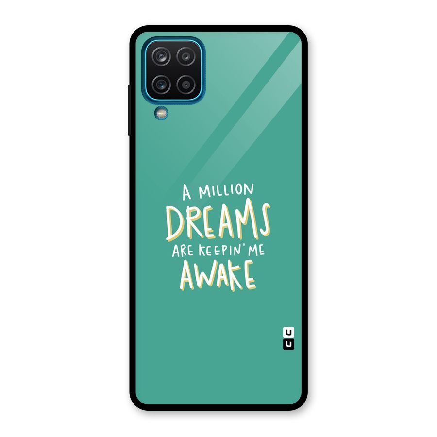 Million Dreams Glass Back Case for Galaxy A12