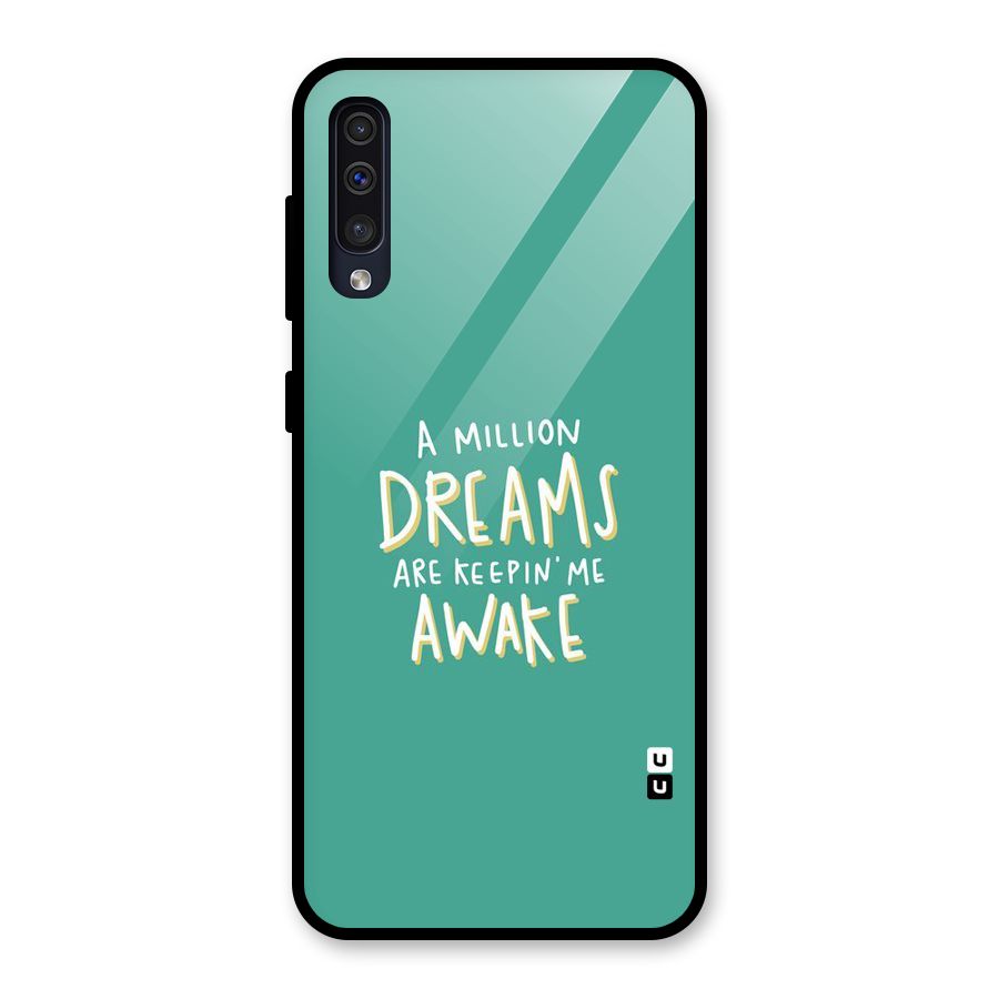 Million Dreams Glass Back Case for Galaxy A50s
